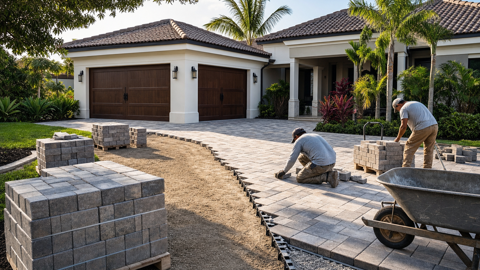 paver installation cost Tampa Bay residential project