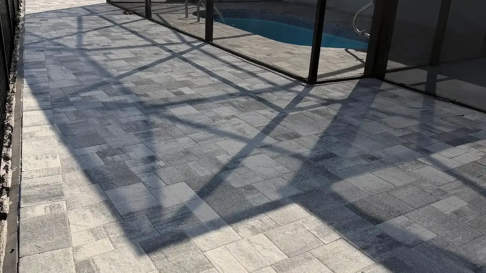 pool deck slippery shown in a real Tampa Bay outdoor project