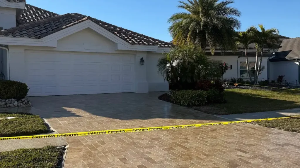 paver repair cost Tampa shown in a real Tampa Bay outdoor project