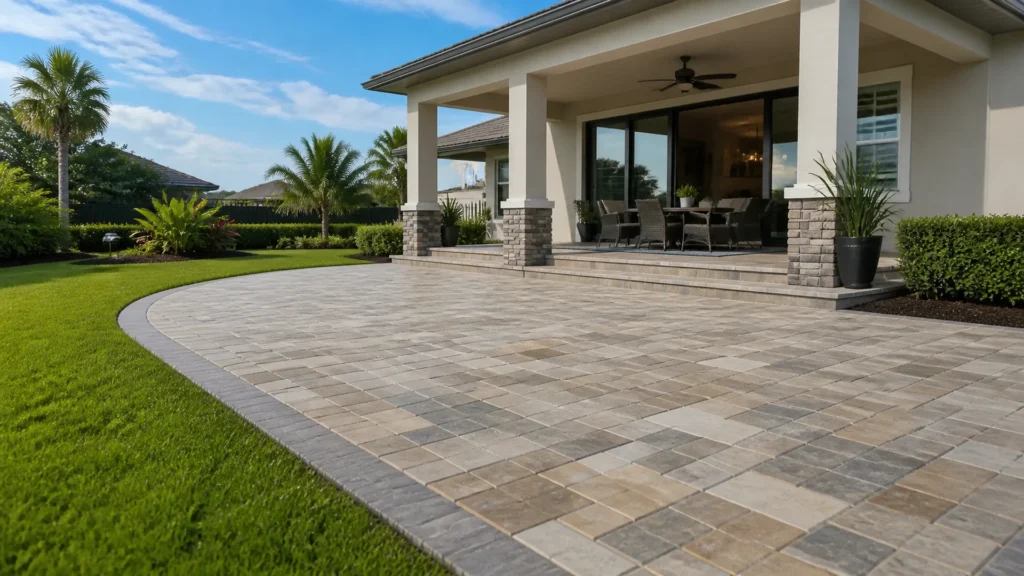 paver patio cost for a Tampa Bay outdoor project