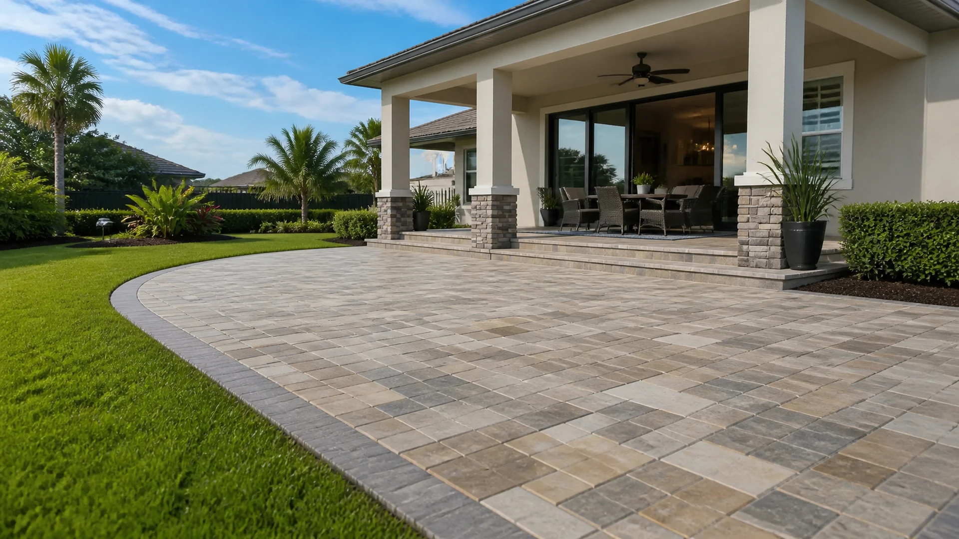 paver patio cost for a Tampa Bay outdoor project