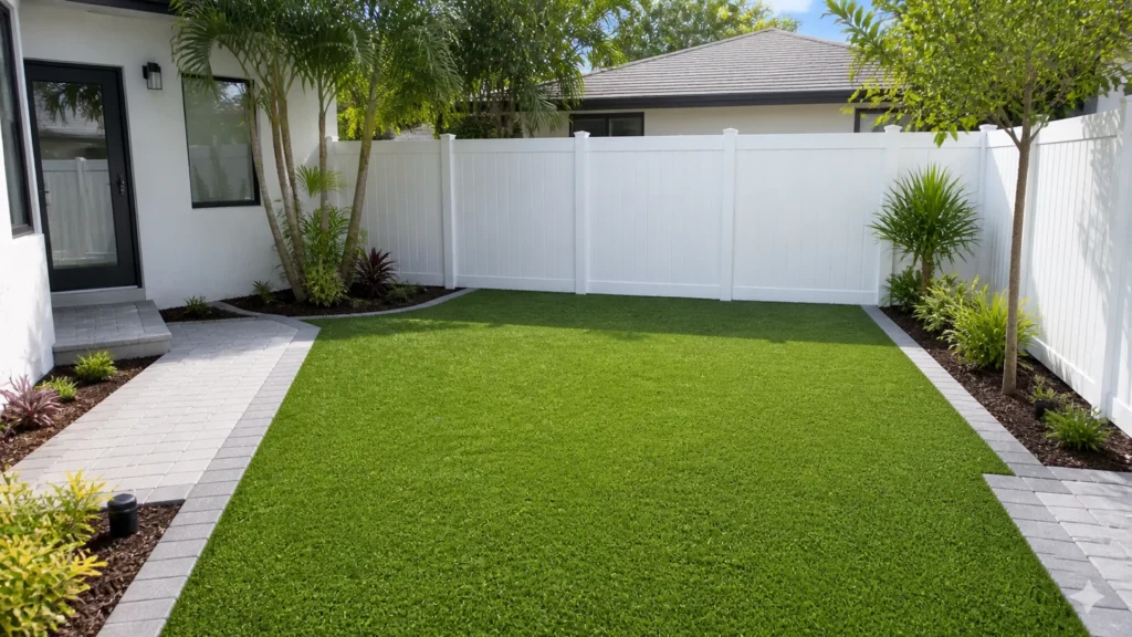 artificial turf for pets for a Tampa Bay outdoor project