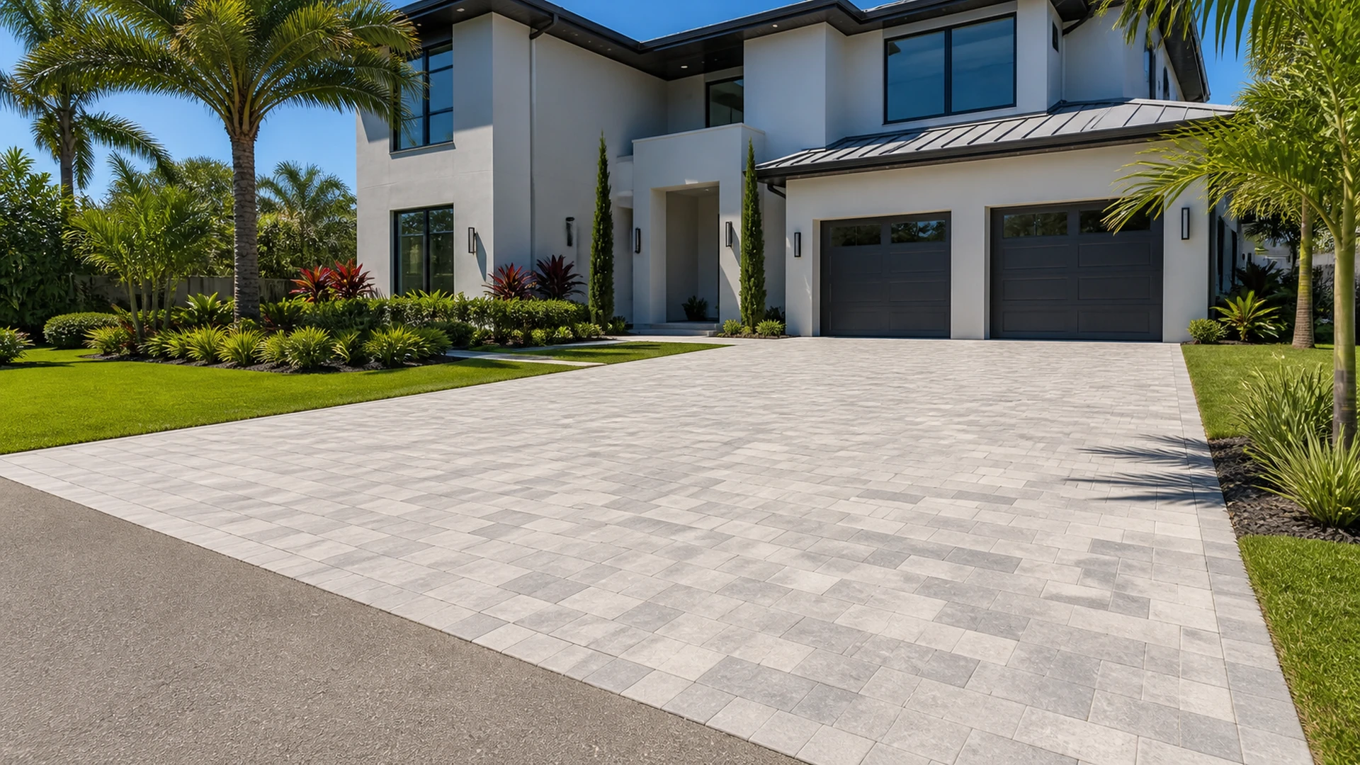 extend driveway with pavers for a Tampa Bay outdoor project