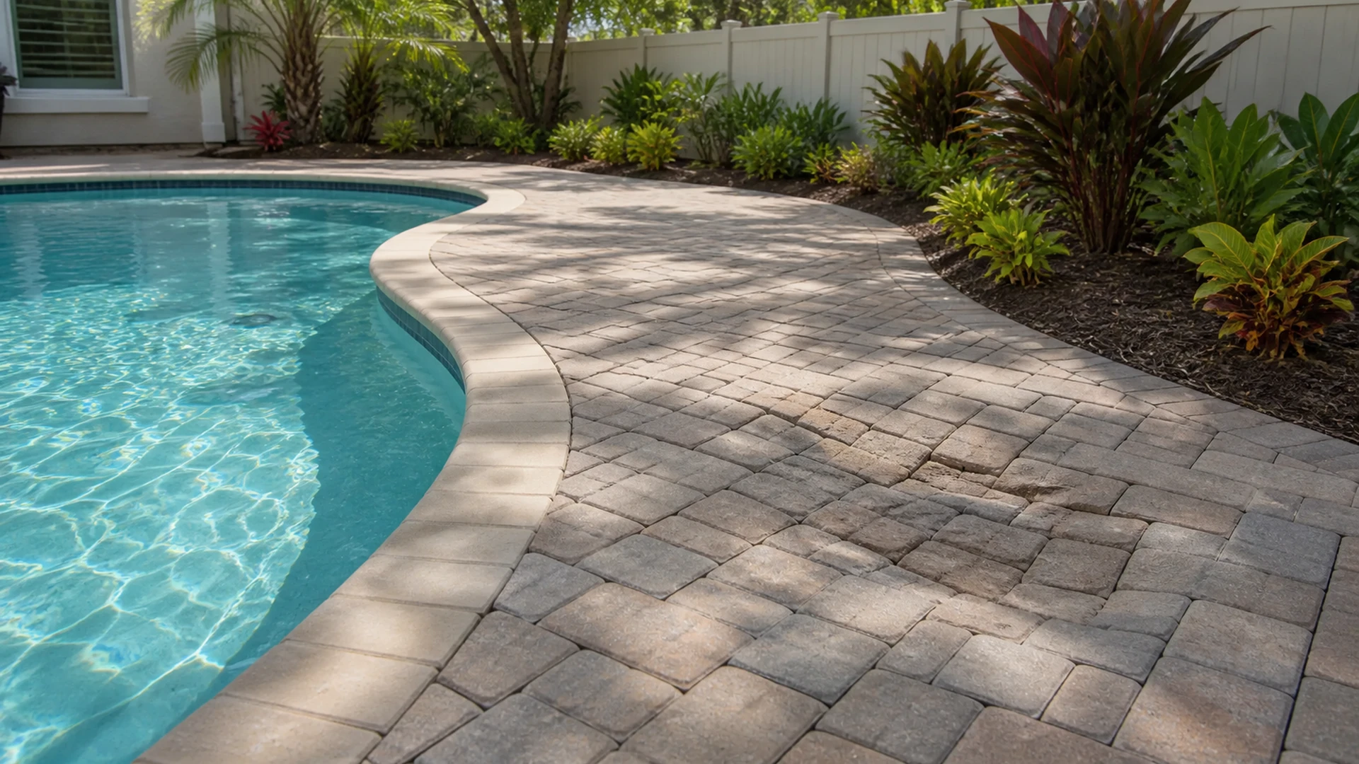 pool deck settling for a Tampa Bay outdoor project