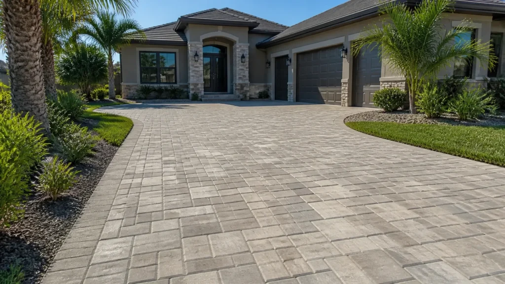 compare concrete pavers for a Tampa Bay outdoor project