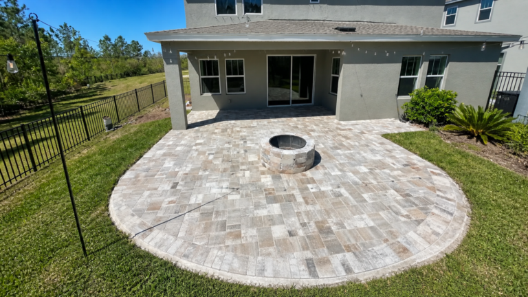 Fire Pit Safety Planning on a Paver Patio