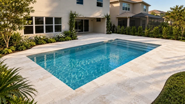 Natural Stone Pool Deck Stains: What to Verify First